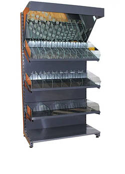 Стелажі кондитерські, колір RAL 7024 - графіт