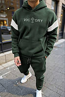 Чоловічий теплий спортивний костюм флісовий