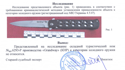 Ніж універсальний із фальшлезуванням Grand Way 6293 PAC, фото 3