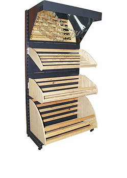 Хлібні стелажі, колір RAL 7024 - графіт