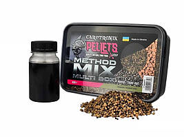 Пелетс Carptronik Multi BOX Метод Мікс + Ліквід (Конопля / Тигровий горіх)