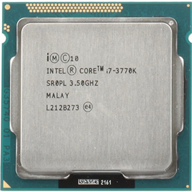 Процесор Intel Core i7-3770K (S1155/4x3.5GHz/5GT/s/8MB/77Вт Socket 1155) SR0PL, фото 1