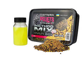 Пелетс Carptronik Multi BOX Метод Мікс + Ліквід (Кукурудза / Часник)