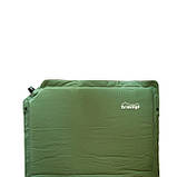 Самонадувающийся туристичний килимок Tramp TRI-004 4,5 см Green (SH113280), фото 2