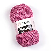 YarnArt ALLEGRO PLUS (Ярнарт Алегро Плюс) №702 рожевий (Пряжа напіввовна, нитки для в'язання)
