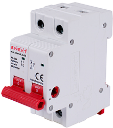 Вимикач навантаження на DIN-рейку e.is.stand.2.63, 2р, 63А