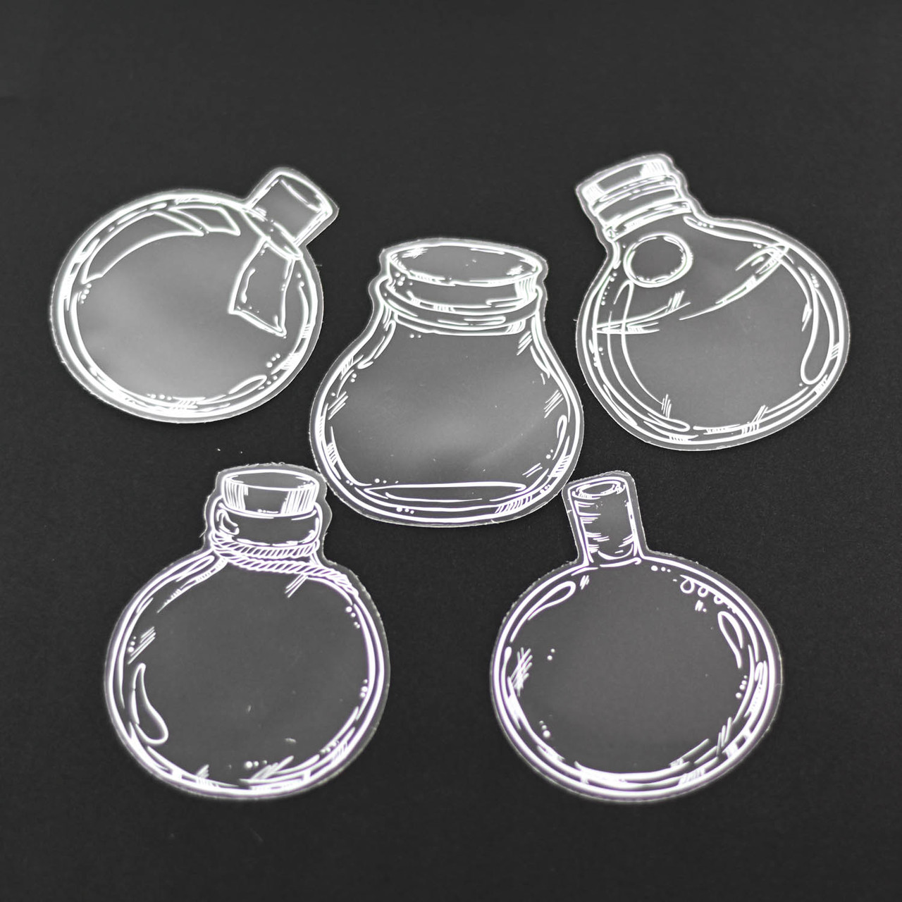 Наклейки Баночки 30шт NKL182, фото 1