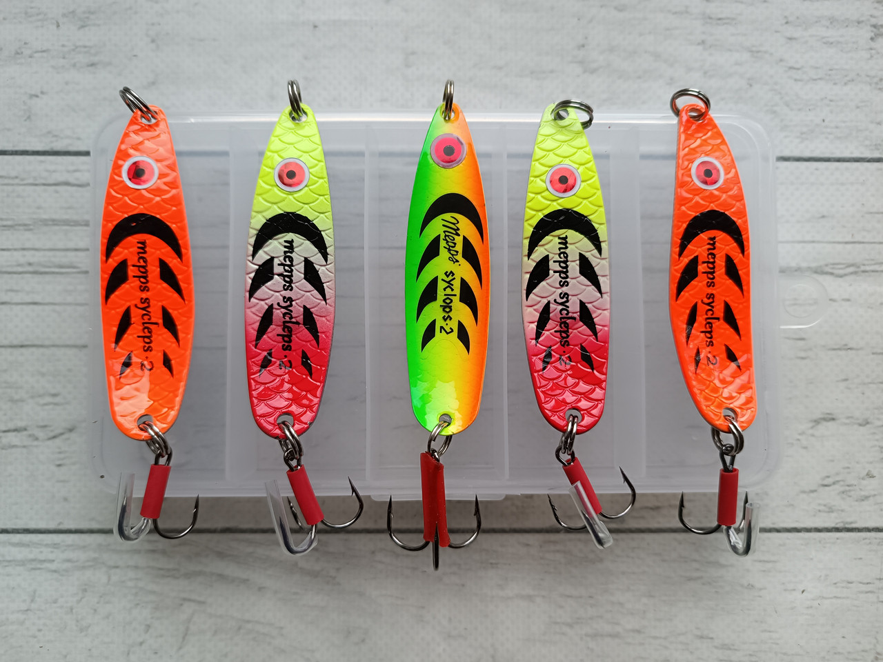 Блешня коливалка Mepps SYCLOPS #2 17g 5 шт в коробці