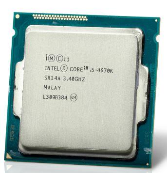 Intel Core i5 4670k SR14A 3.40-3.80GHz/6M/84W Socket 1150 Процесор для ПК, фото 1
