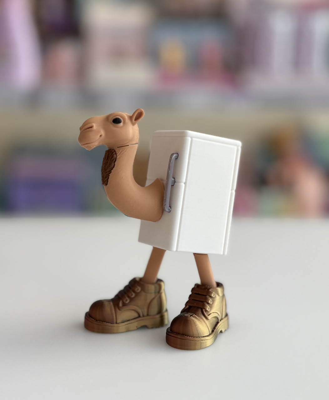 Фріго Камелло Frigo Camelo верблюд-холодильник іграшка-мем Italian Brainrot Італійські меми персонаж TikTok 13 см, фото 1