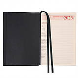 Щоденник датований 2026 Leo Planner ф. А5 "Credo", інтегральний, чорний, 368 сторінок, фото 8