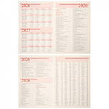 Щоденник датований 2026 Leo Planner ф. А5 "Velvet", м'який, чорний, 368 сторінок, фото 6