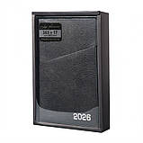 Щоденник датований 2026 Leo Planner ф. А5 "Credo", інтегральний, чорний, 368 сторінок, фото 2