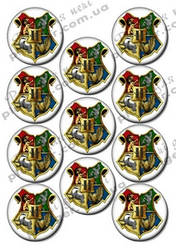 Вафельна картинка для кондитерських виробів Гарі Поттер (лист А4) 4