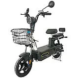 Електровелосипед SPARK VOLT 14” 48V/400W/12Ah, чорний (макс. 25 км/год, пробіг до 30 км), фото 2
