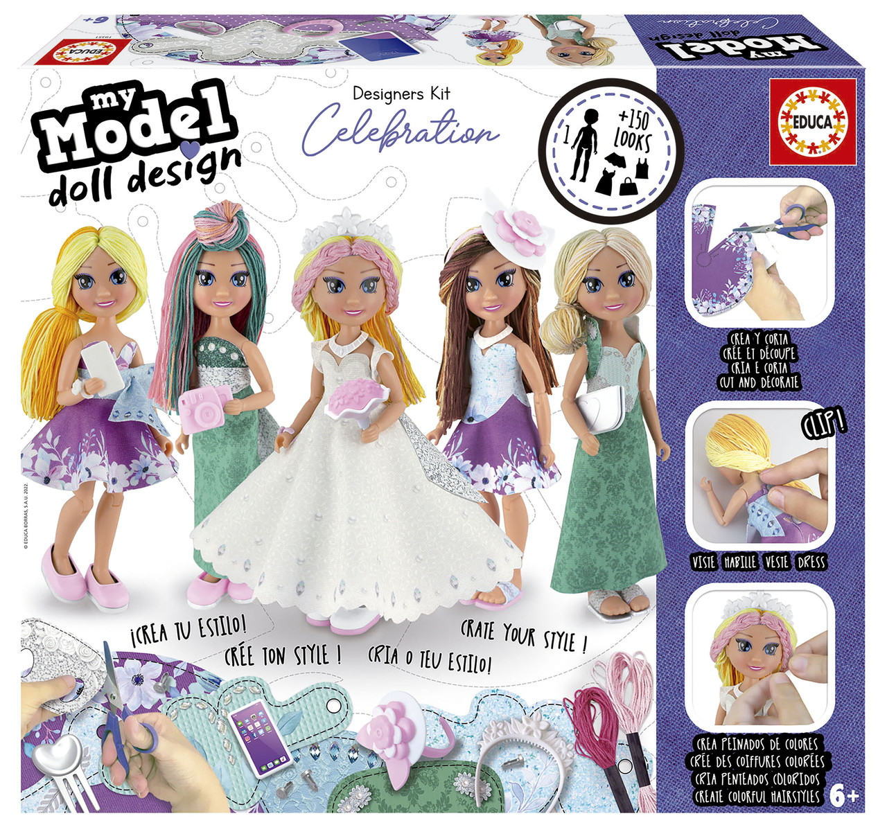 Набір для дівчаток Educa My Model Celebration, від 6 років, фото 1