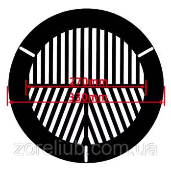 Маска Бахтинова на зовнішній діаметр труби від 270 до 330 мм для точного фокусування телескопа, фото 1