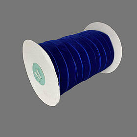 Оксамитова стрічка 1,5 см х 50 ярдів Синій Marill (D00815- 47)