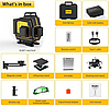 Лазерний рівень 4D Savsec SV-Y04CG (495010), фото 5