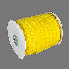 Оксамитова стрічка 2,5 см х 50 ярдів Жовтий Marill (D00825-C 15)