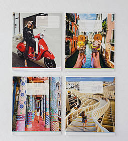 Зошит 36 аркушів клітинка Подорож (36К769) Поліграфіст