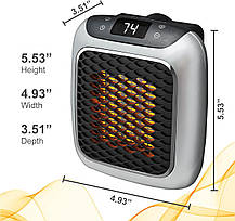 Компактний настільний тепловентилятор нагрівач із регульованим термостатом, Amazon, Німеччина, фото 3