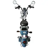 Електровелосипед SPARK VOLT 14” 48V/400W/12Ah, Синій із жовтим(макс. 25 км/год, пробіг до 30 км), фото 3