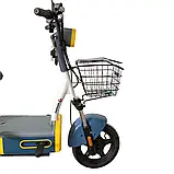 Електровелосипед SPARK VOLT 14” 48V/400W/12Ah, Синій із жовтим(макс. 25 км/год, пробіг до 30 км), фото 6