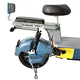 Електровелосипед SPARK VOLT 14” 48V/400W/12Ah, Синій із жовтим(макс. 25 км/год, пробіг до 30 км), фото 7