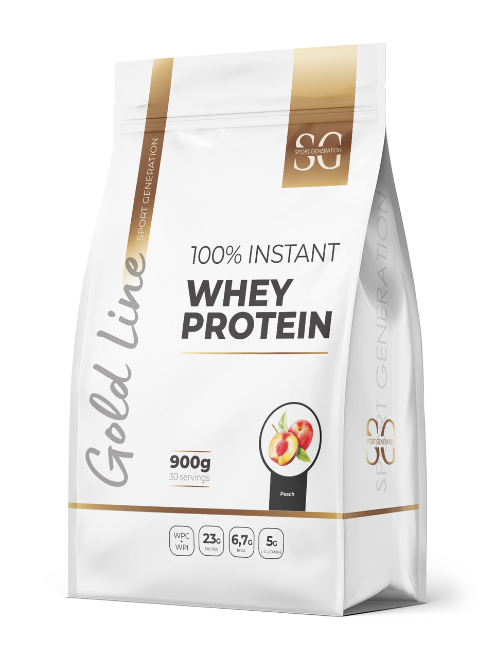 Sport Generation 100% Instant Whey Protein 900g Peach