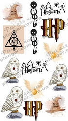 Вафельна картинка для кондитерських виробів Гарі Поттер (лист А4)