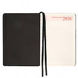 Щоденник датований 2026 Leo Planner ф. А5 "Legacy", твердий, чорний, 368 сторінок, фото 3