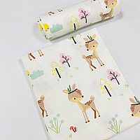 Пелюшка фланелева/ байкова тепла "Оленя" 80*90см (Туреччина)