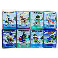 Магнітний конструктор Minecraft Magnet World 383 деталей — ігровий набір T9920 з фігурками і тваринами, фото 2