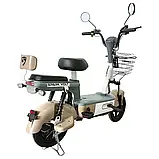 Електровелосипед SPARK VOLT 14” 48V/400W/12Ah, Бежевий (макс. 25 км/год, пробіг до 30 км), фото 4