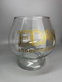 Ваза у формі келиха з лого Цукерниця на ніжці Candy bar з лого