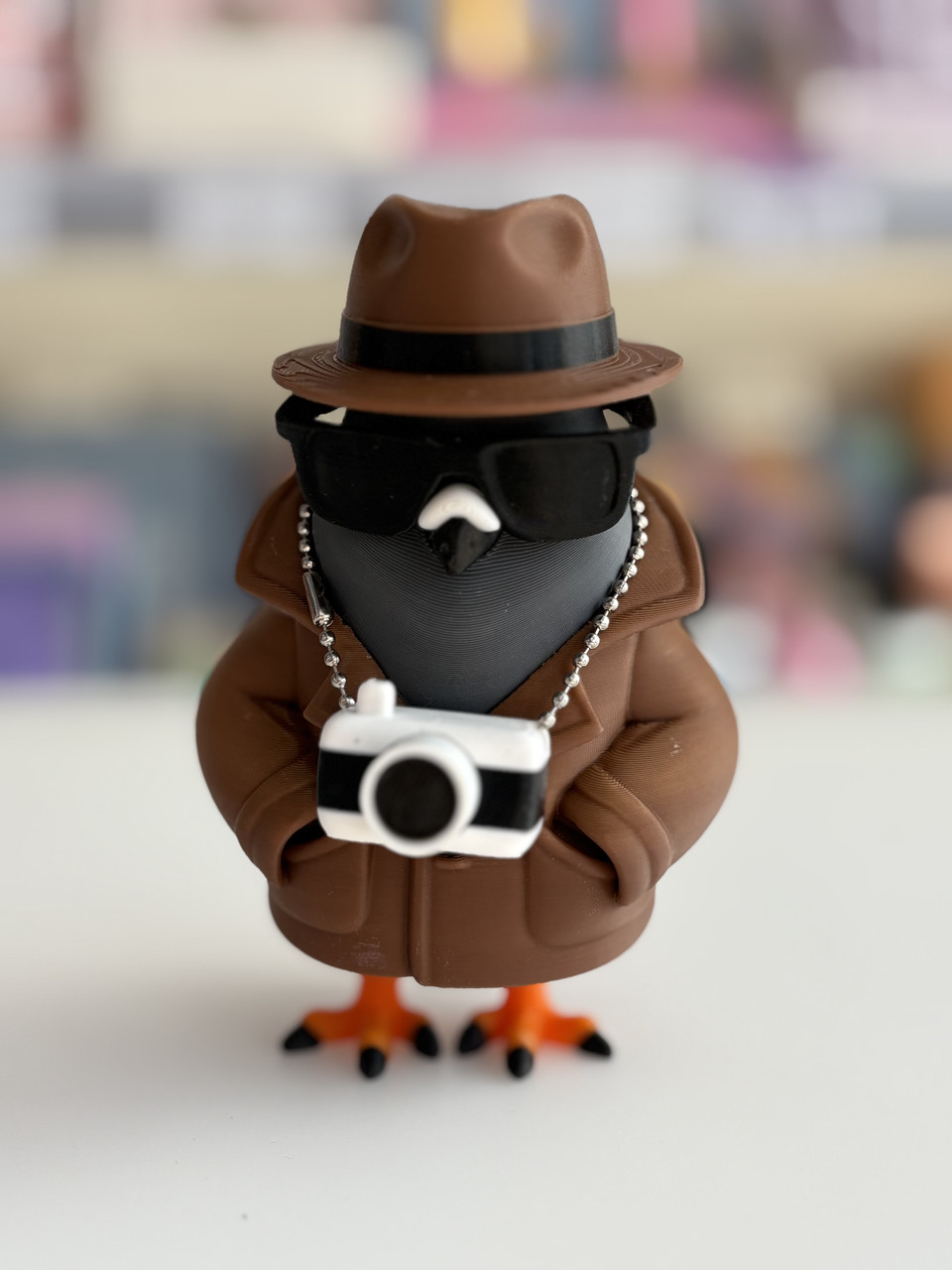 Голубіро Шпіоніро Golubiro Spioniro іграшка-мем Italian Brainrot Італійські меми персонаж TikTok 13 см, фото 1