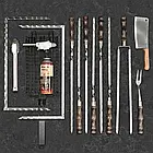 Набір шампурів та інструментів "Деллінг"2в 1 ідеальне рішення для приготування шашликів, фото 5