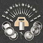 Набір шампурів та інструментів "Деллінг"2в 1 ідеальне рішення для приготування шашликів, фото 6