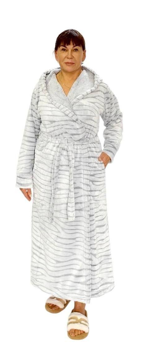 Довгий халат махровий шиншила Уцінка, фото 1