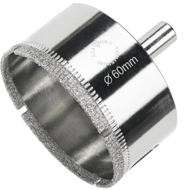 Коронка алмазна гальванічна VICTORYTOOL 60мм, фото 1