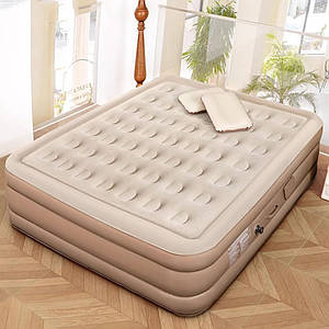 Матрац надувний 200×180×40 см з акумуляторним насосом Type-C