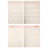 Щоденник датований 2026 Leo Planner ф. А5 "Velvet", м'який, чорний, 368 сторінок, фото 7