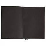 Щоденник датований 2026 Leo Planner ф. А5 "Velvet", м'який, чорний, 368 сторінок, фото 4