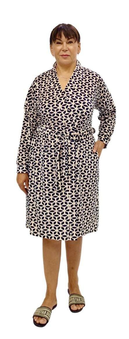 Велюровий халат із заходом, фото 1