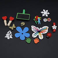 Заготовки для творчості з дерева. Декоративні гудзики.