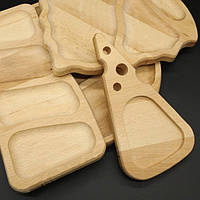 Дерев'яні дошки для подавання страв (менажниці)