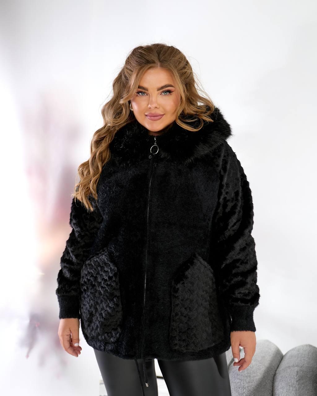 Кардиган жіночий Альпака Розмір Універсальний 54-58 (альп 1250), фото 1