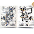 Наклейки Квіти та плівка 20листів NKL189, фото 3