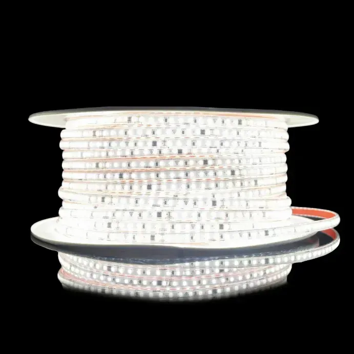 Стрічка PROLUM LED 2835-2400lm 6000K 220 V, 120 LED/m, 9.5 mm, 10W/m, бухта 50m Білий холодний IP67, фото 1